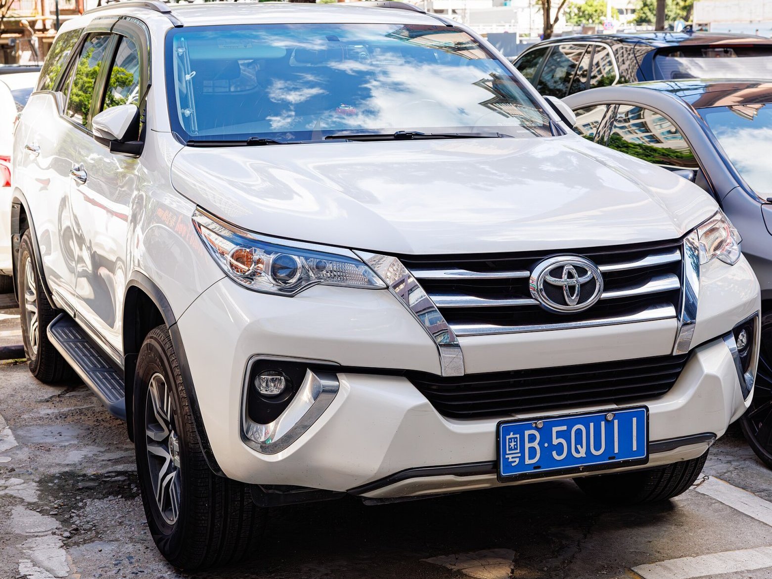 Toyota Fortuner — Pearl White
